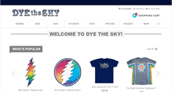 Desktop Screenshot of dyethesky.com