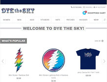Tablet Screenshot of dyethesky.com